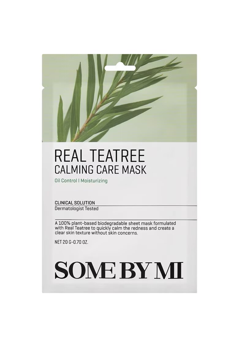 Some By Mi Masca de fata calmanta pentru ten acneic - Real Teatree Calming Care Mask - 20 gr