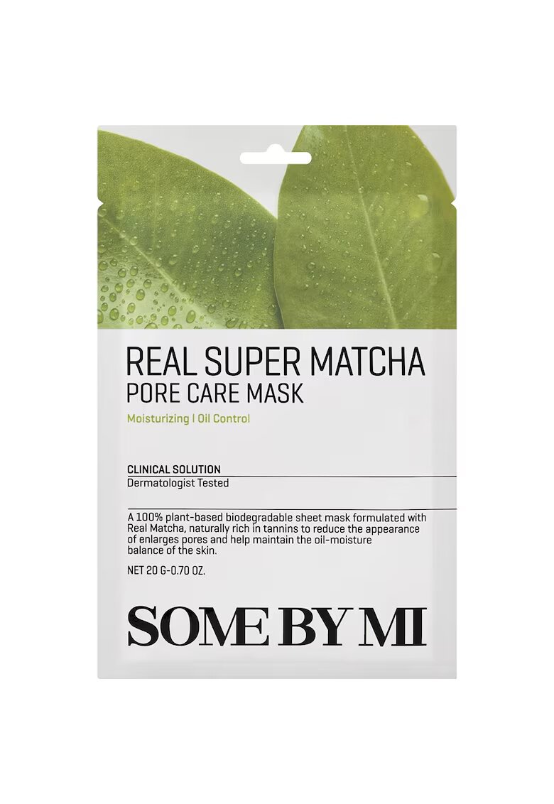 Some By Mi Masca de fata pentru minimalizarea porilor - Real Super Matcha Pore Care Mask - 20 gr