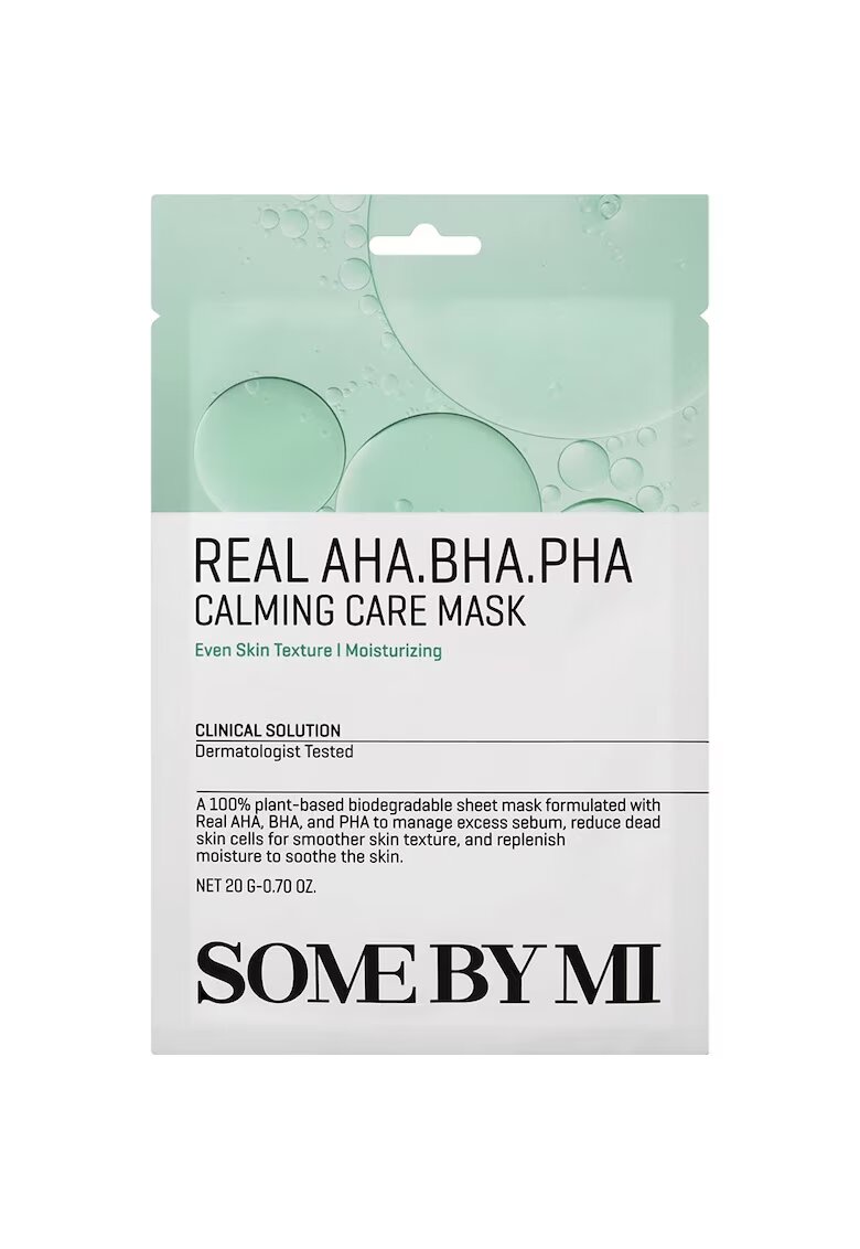Some By Mi Masca servetel calmanta - Real AHA-BHA-PHA Calming Care Mask - 20 gr