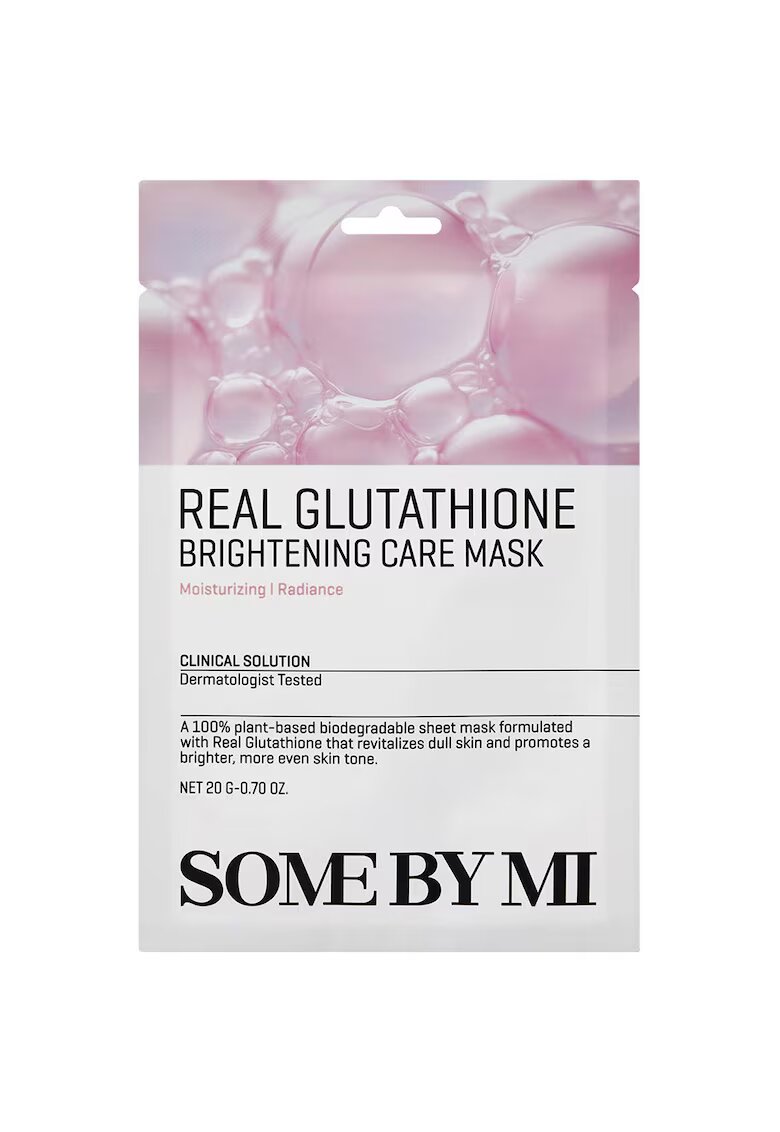 Some By Mi Masca servetel iluminatoare cu glutationa - Real Glutathione Brightening Care Mask - 20 gr.
