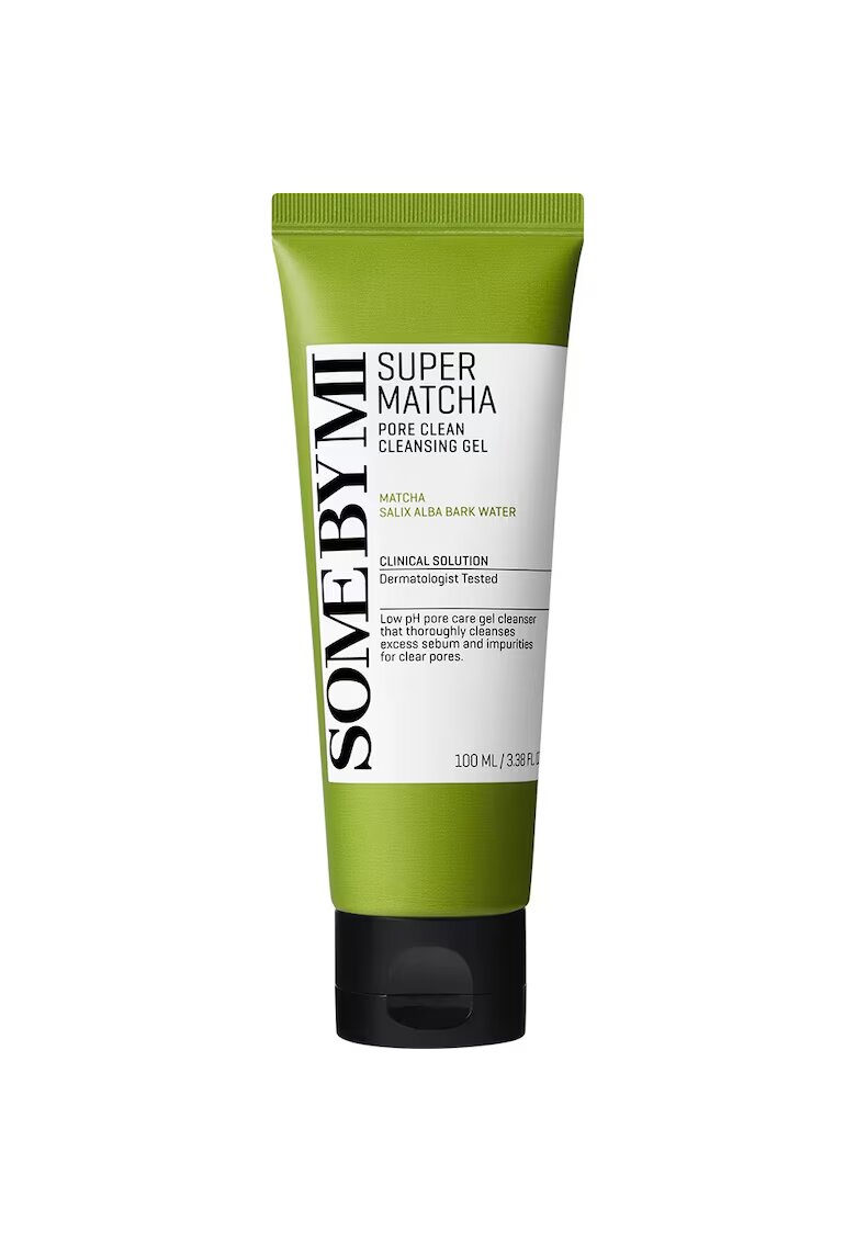 Some By Mi Matcha line - Gel de curatare pentru diminuarea porilor cu super-matcha - 100ml -