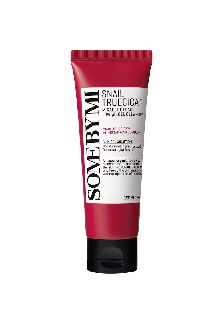 Some By Mi Snail Truecica Miracle Repair Low ph Gel Cleanser Gel de curatare cu extract de ulei din arbore de ceai 100 ml