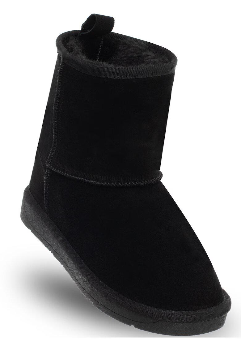 Soprani Couture Botine dama - piele naturala - negru