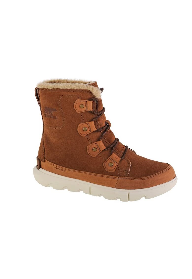 Sorel Botine dama - 712961 - Piele intoarsa - Maro