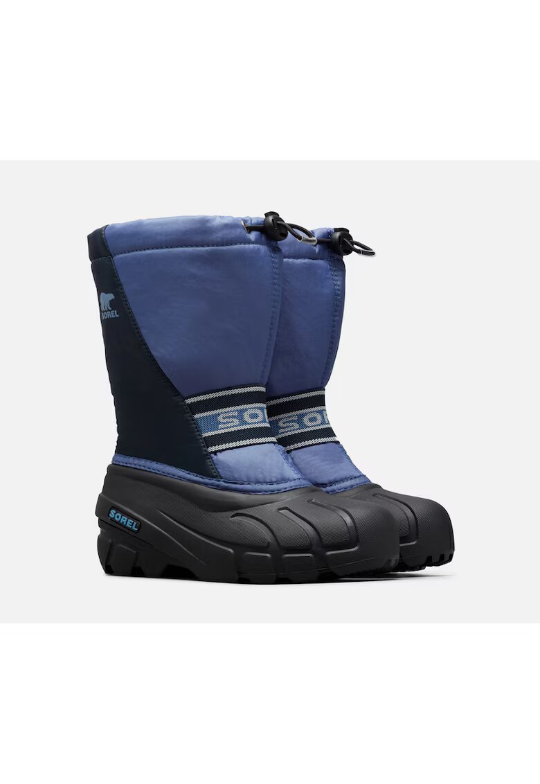 Sorel Cizme de iarna pentru copii - Textil/Cauciuc - Albastru/Negru -