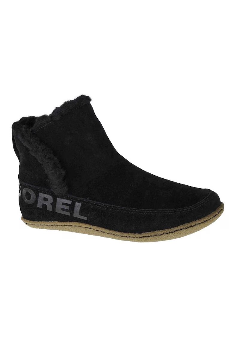 Sorel dama Nakiska - piele naturala - negru