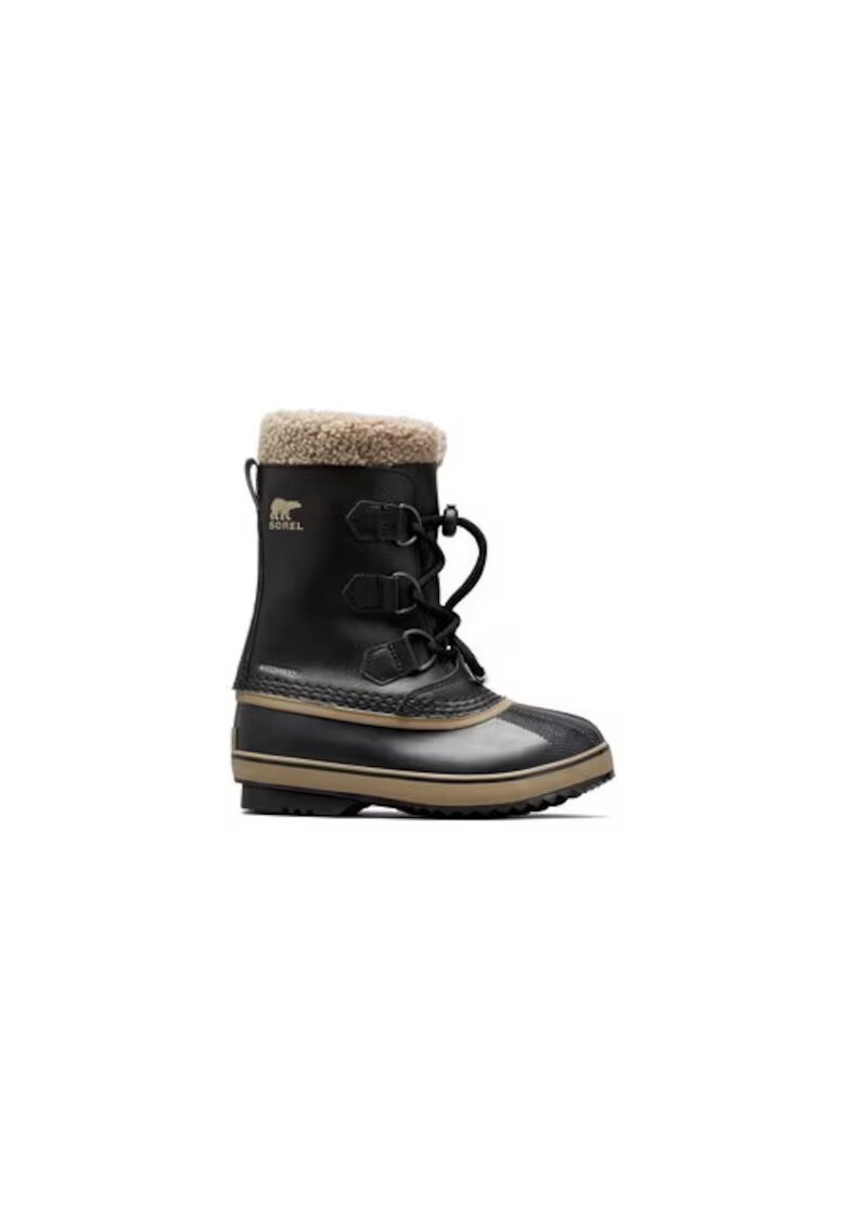 Sorel Ghete baieti 304097393 - Piele naturala - Negru - Negru