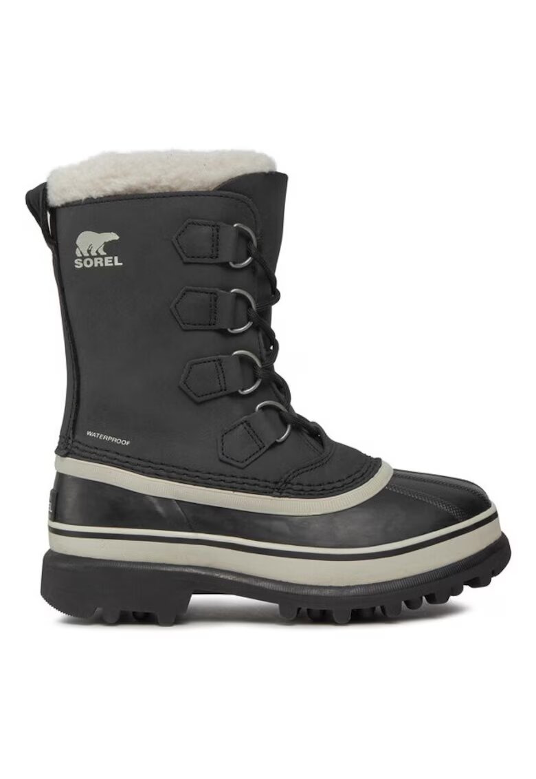 Sorel Ghete dama 200756035 - Piele naturala - Negru - Negru