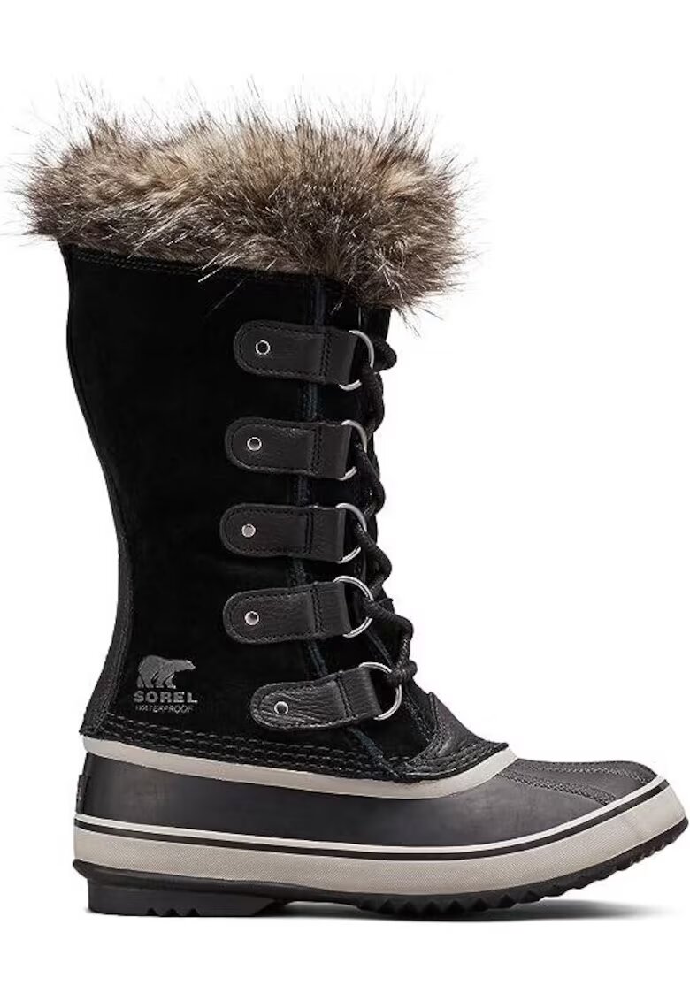 Sorel Ghete dama 201581087 - Piele intoarsa/Piele ecologica/Textil - 40 EU - Negru