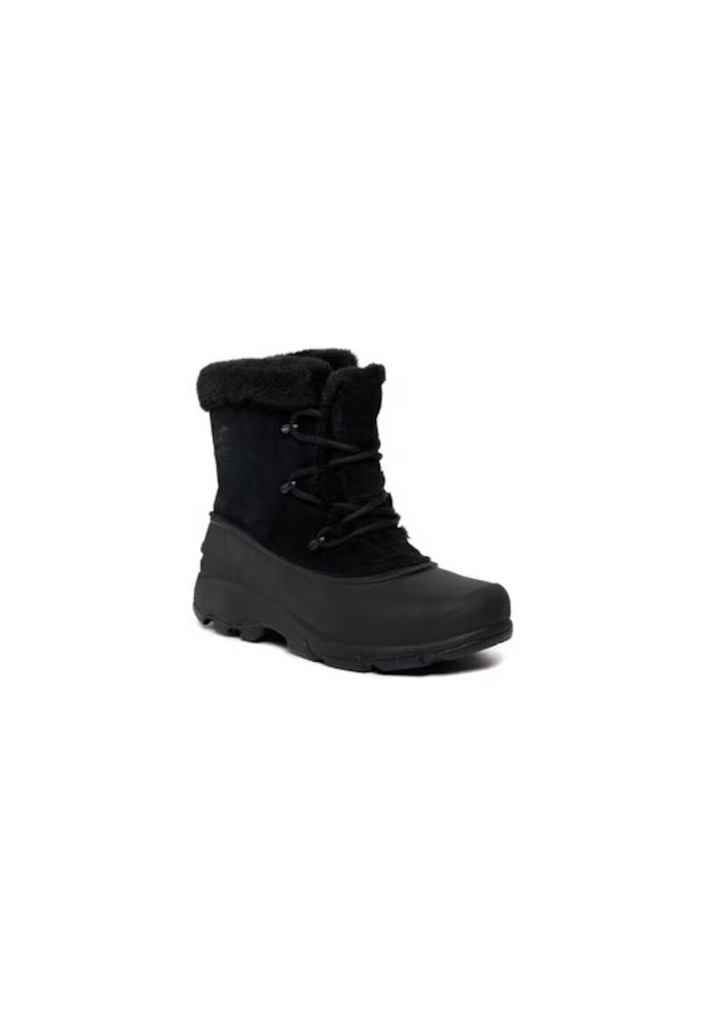 Sorel Ghete dama 302651627 - Piele naturala - Negru - Negru