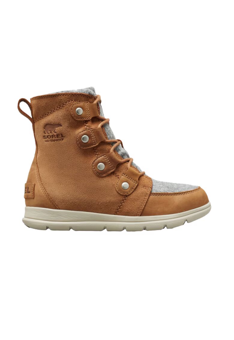 Sorel Ghete dama - Impermeabili - Panza/Piele - Maro/Gri -