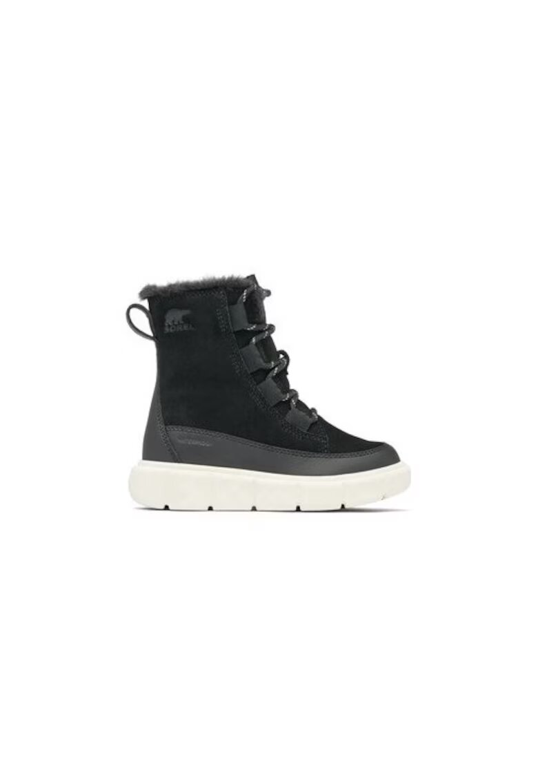 Sorel Ghete fete 304096471 - Piele naturala - Negru - Negru