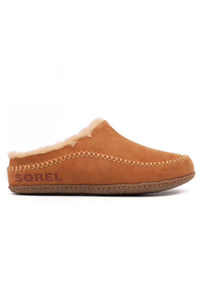 Sorel Papuci de casa Lanner Ridge - Piele intoarsa - Maro