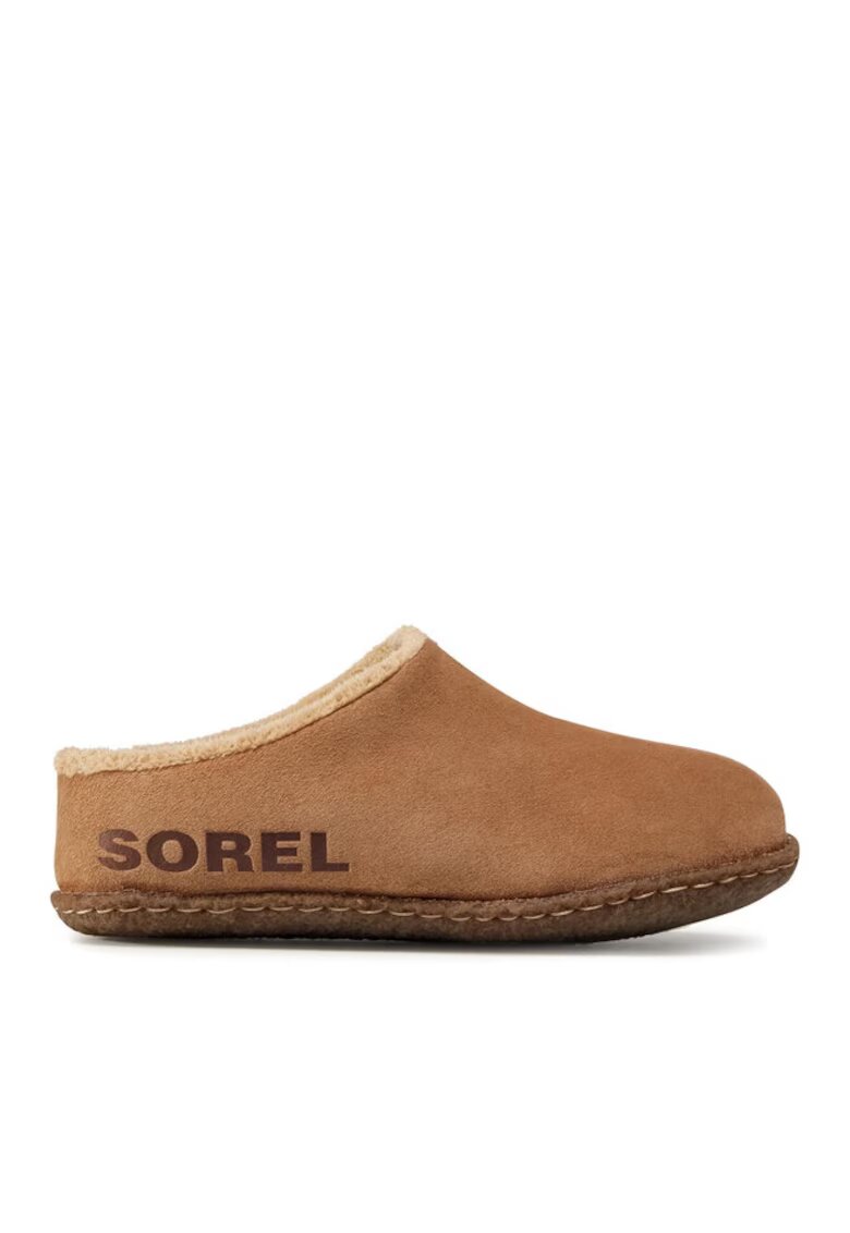 Sorel Papuci sport copii 207588974 - Piele intoarsa - Maro