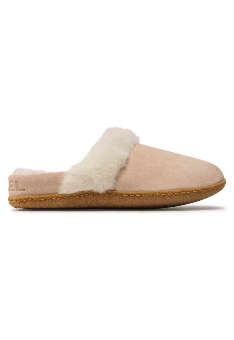 Sorel Slapi - papuci - saboti dama 300120576 - Piele intoarsa - Bej