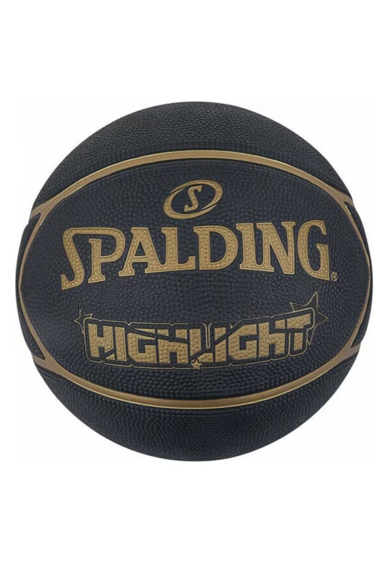 Spalding Minge baschet - Cauciuc - Nr 7 - Negru/Auriu