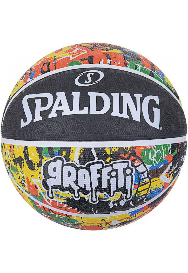 Spalding Minge de baschet Rainbow Graffiti - Piele ecologica - durabila - multicolor - marimea