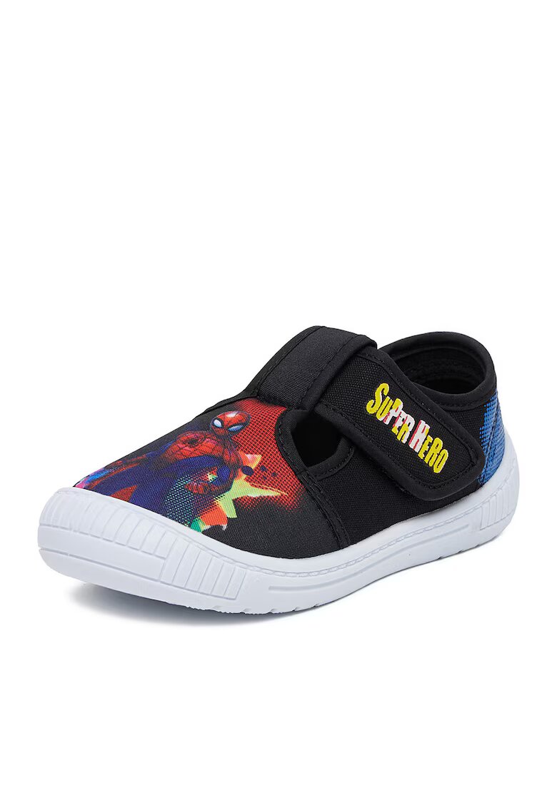 Spiderman Papuci baieti CEO-CM-AW25-121SPRMV - Textil - Negru