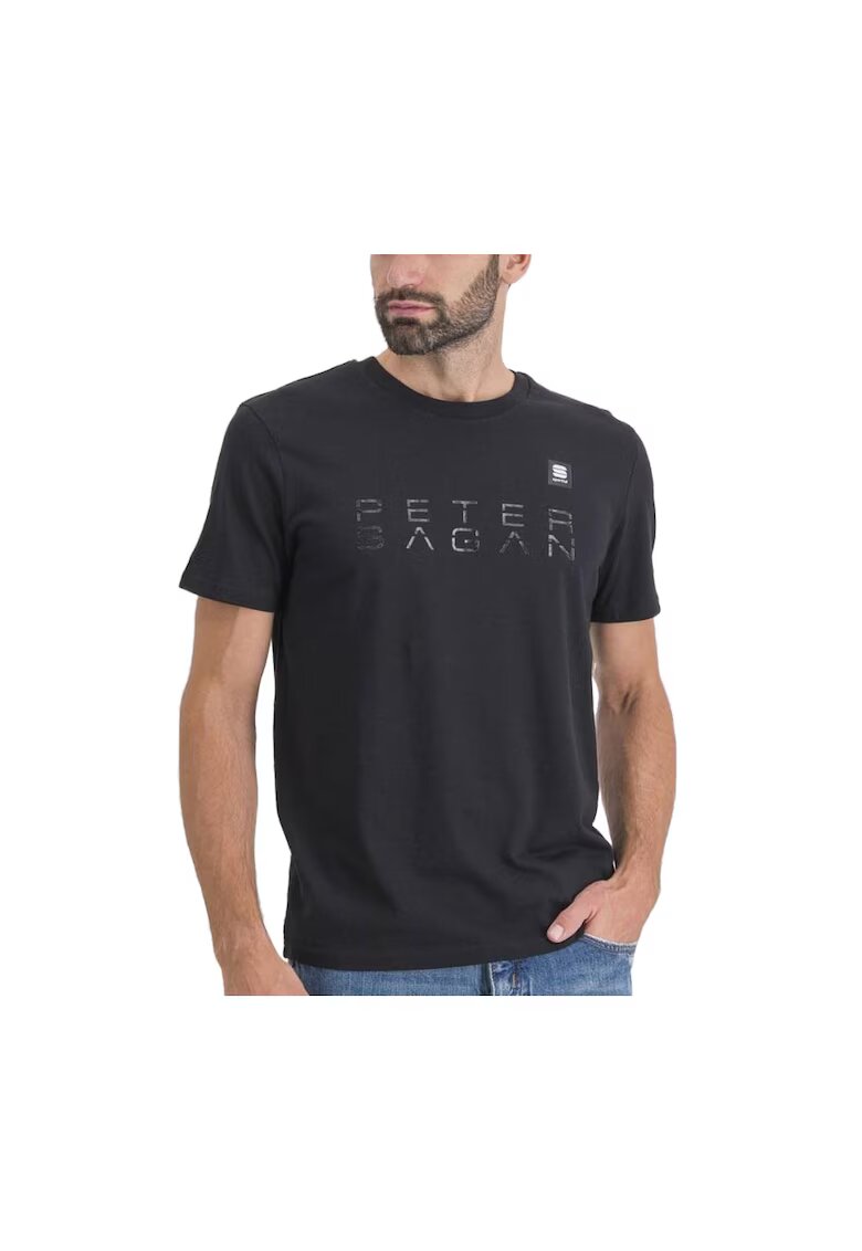 Sportful Tricou barbati Peter Sagan - Negru