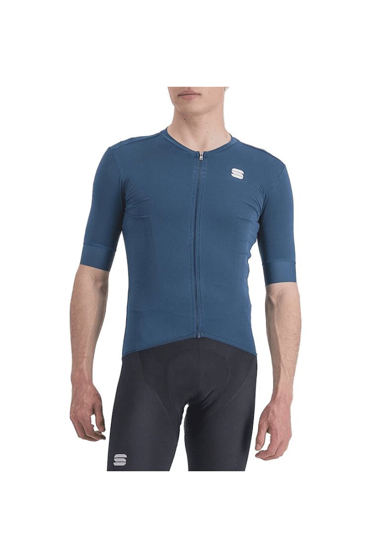 Sportful Tricou ciclism barbati Monocrom Albastru - Albastru