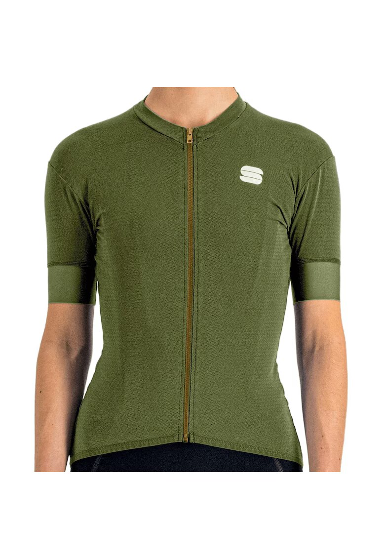 Sportful Tricou ciclism dama Monocrom SS 2021 Verde - Verde