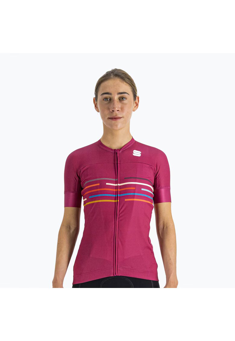 Sportful Tricou ciclism dama - Poliester - Roz