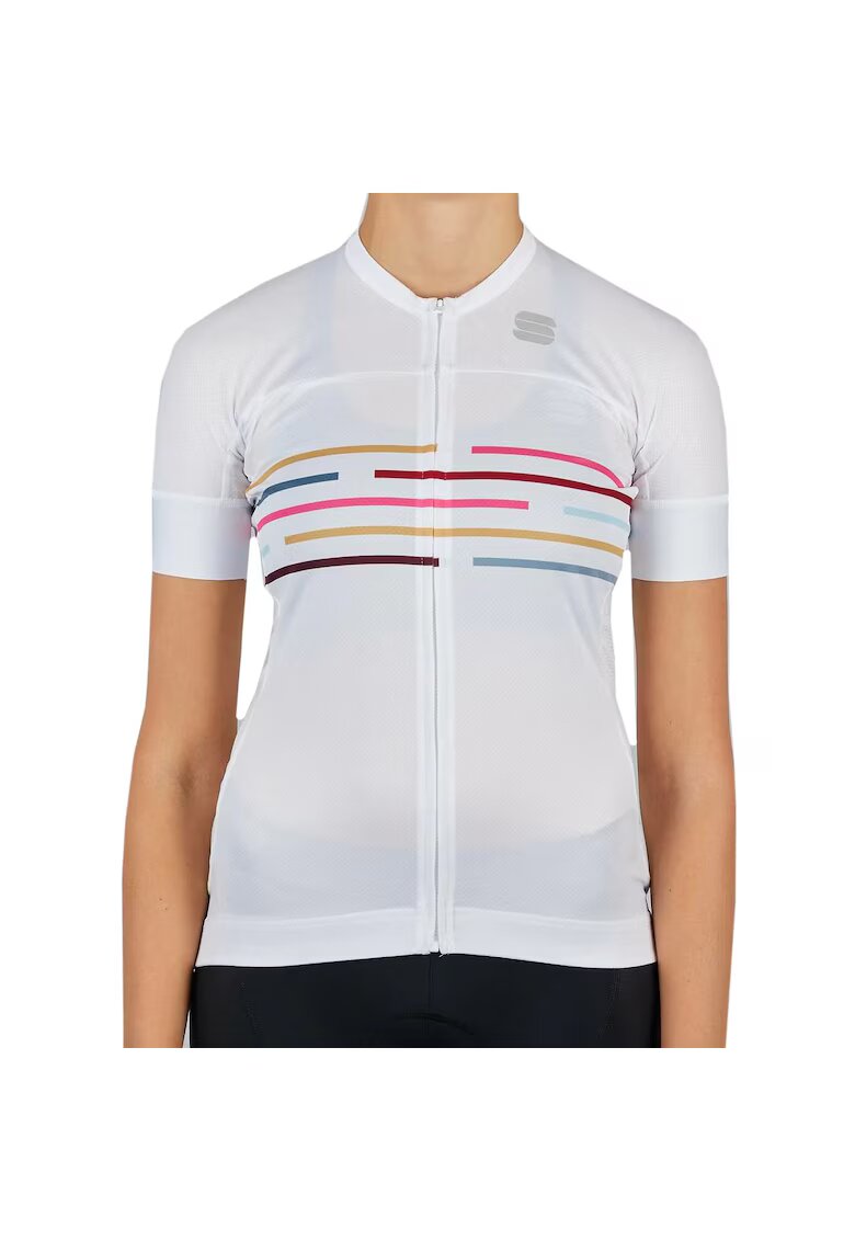 Sportful Tricou ciclism dama Velodrome Alb - Alb