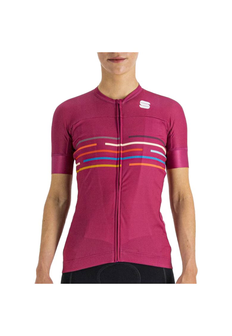 Sportful Tricou ciclism dama Velodrome Roz - Roz