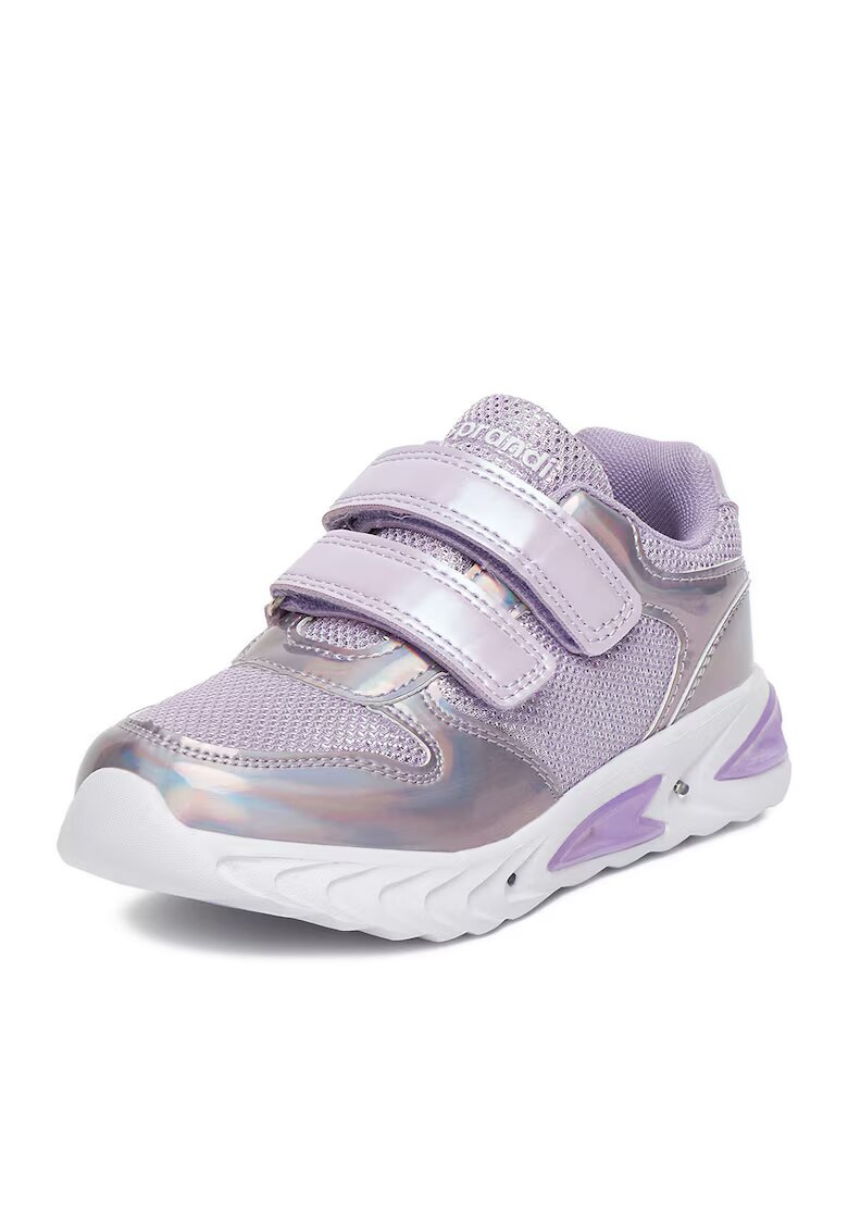 Sprandi Pantofi copii - fete - violet - din tesatura textila