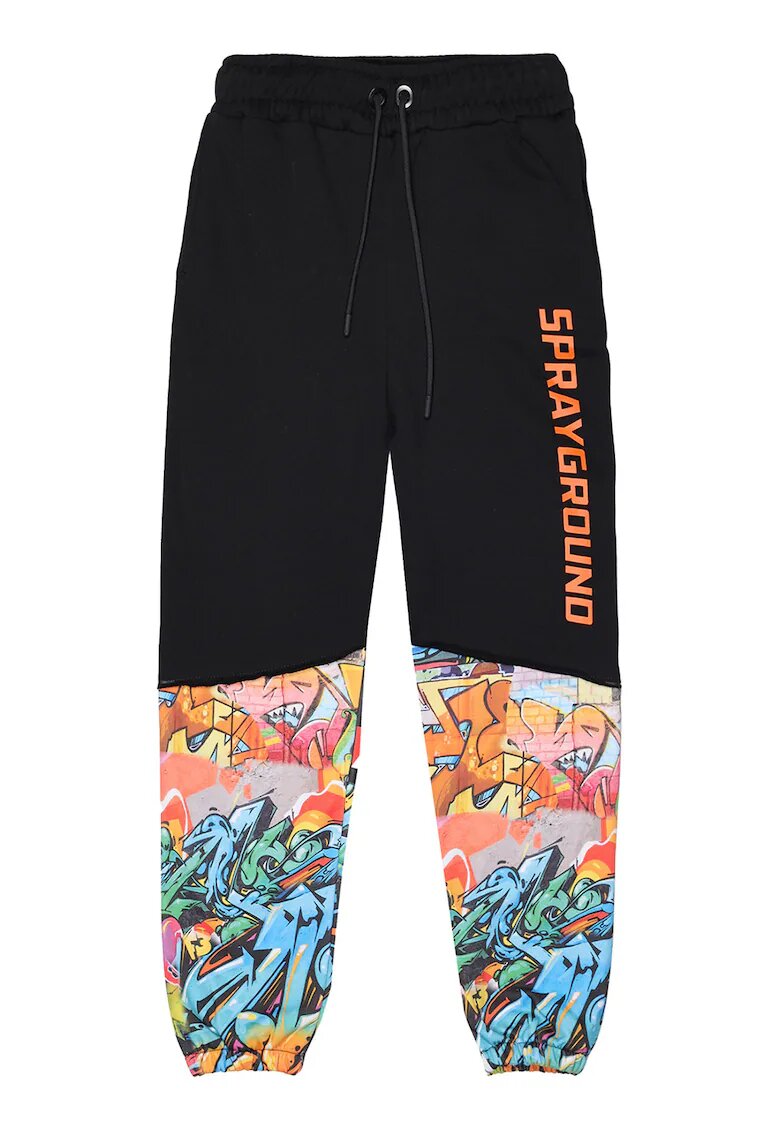 SPRAYGROUND Pantaloni de trening cu imprimeu grafic - Multicolor