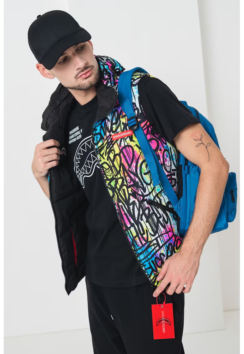 SPRAYGROUND Vesta cu vatelina si model reversibil - Multicolor