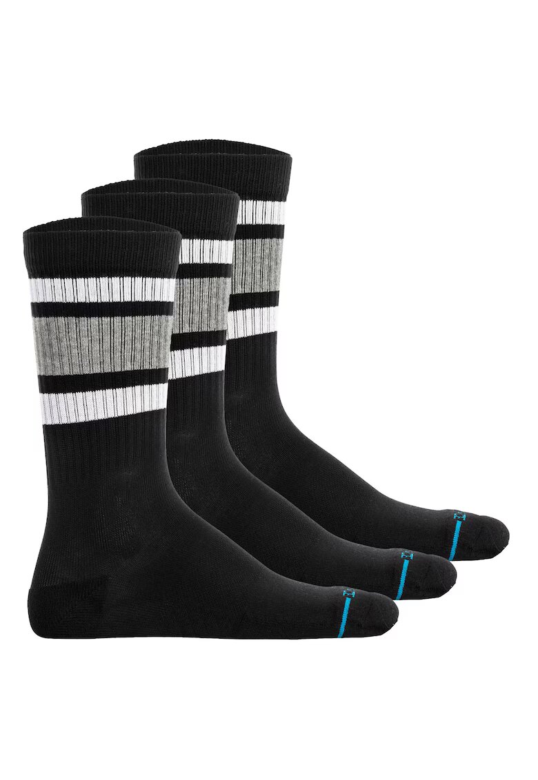 Stance Set de sosete lungi unisex - 3 perechi - Negru