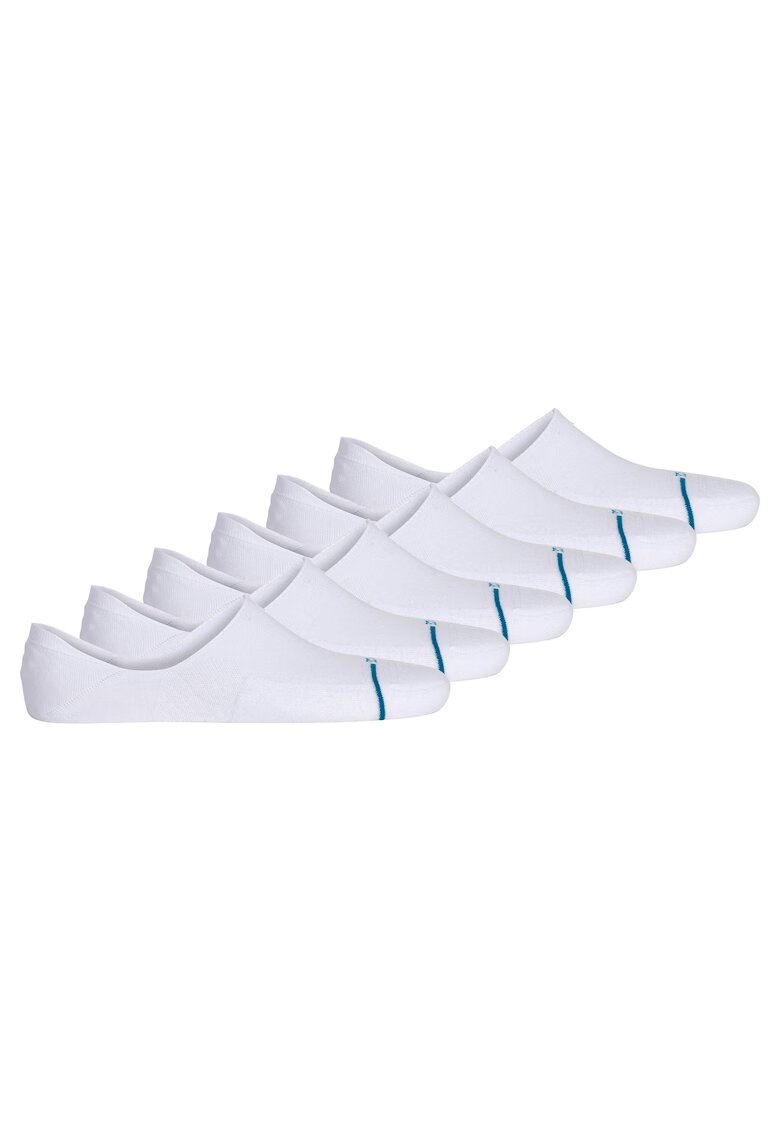 Stance Set de sosete unisex foarte scurte - 6 perechi - Alb