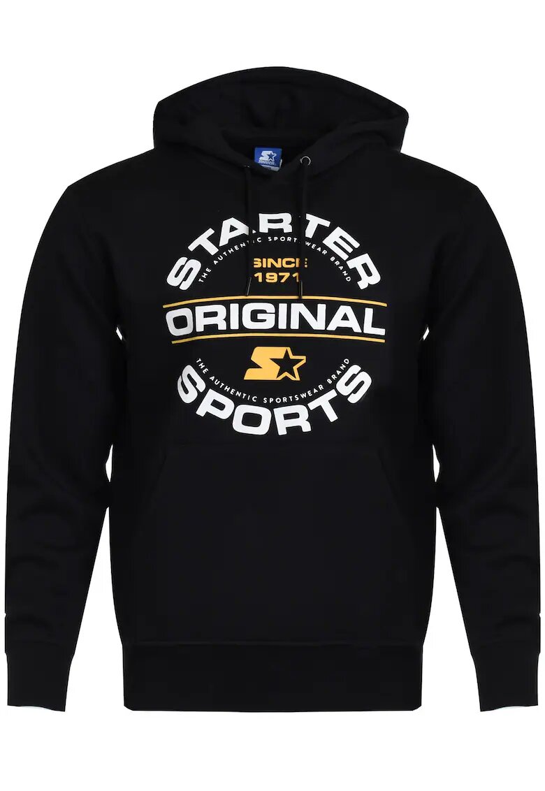 Starter Hanorac barbati - Samford OH Hoody - negru - bumbac/poliester - cu gluga