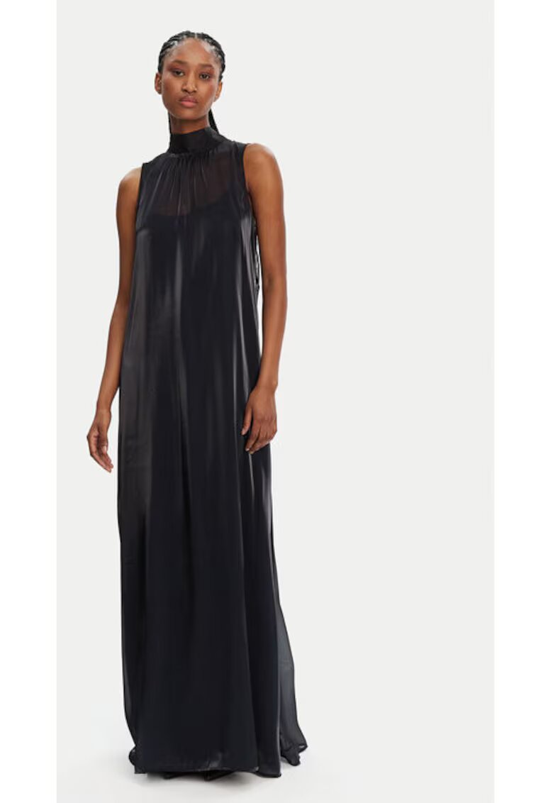 Staud Rochie dama - 304549311 - Poliester - Albastru - Albastru