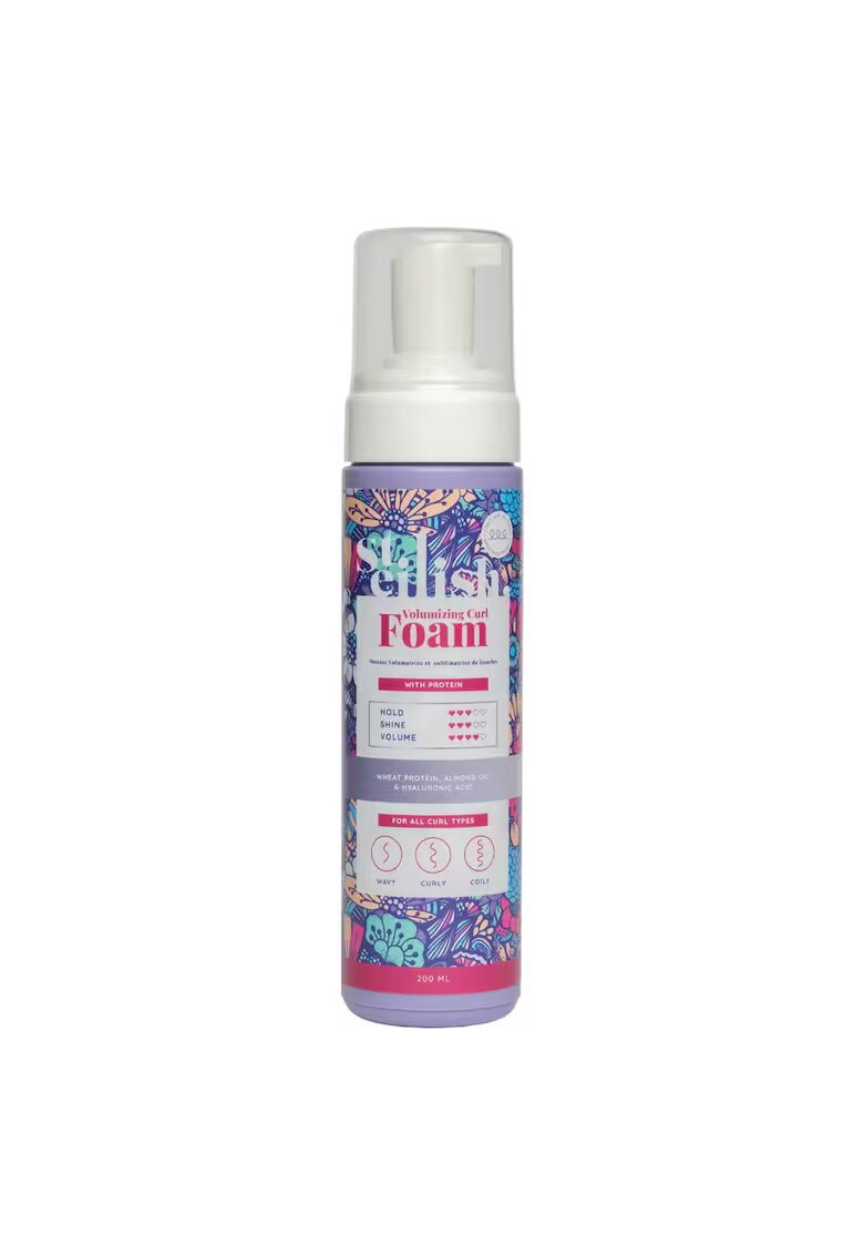 Steilish Spuma modelatoare pentru parul cret - cu efect de volum - 200 ml