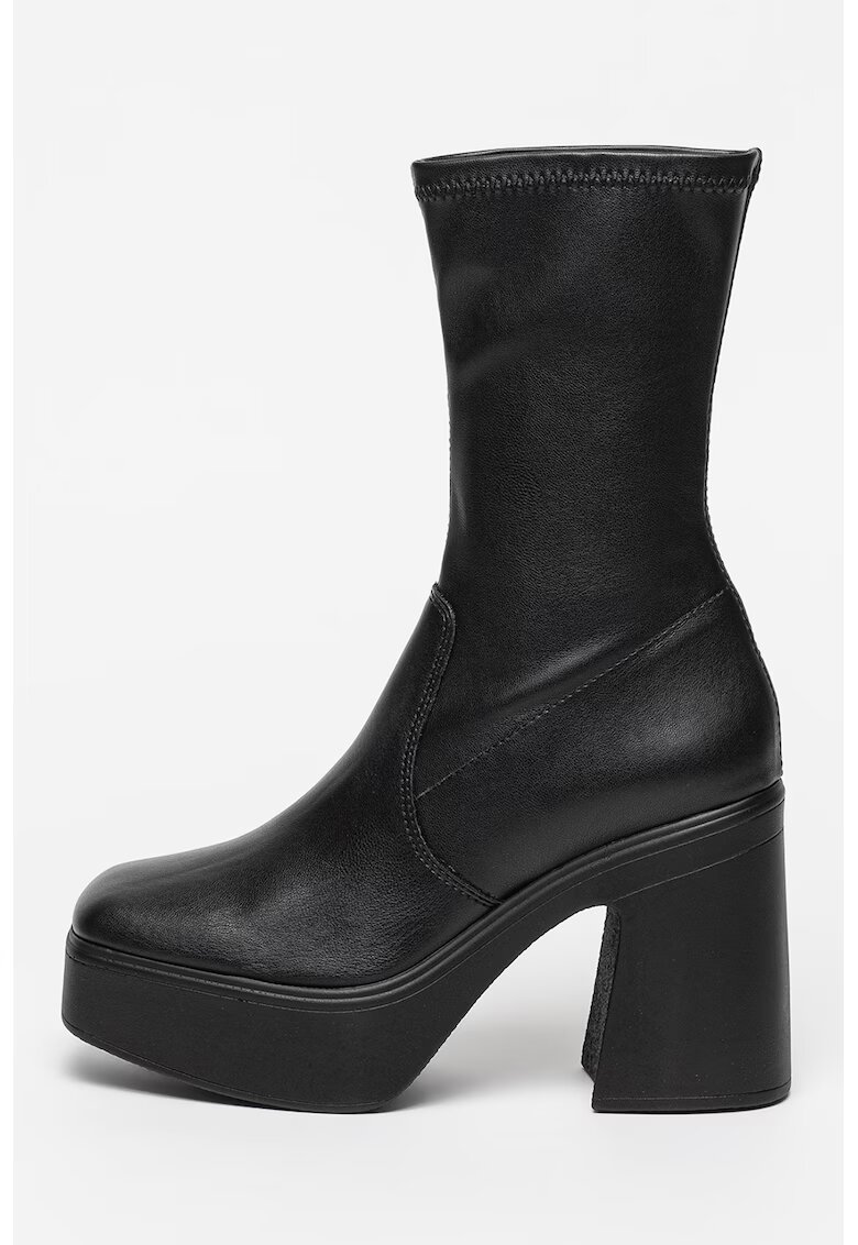 Steve Madden Botine cu toc masiv Low Phoenix - Negru
