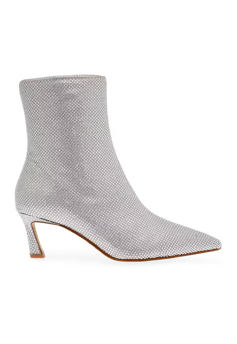 Steve Madden Botine cu varf ascutit Lulah - Argintiu