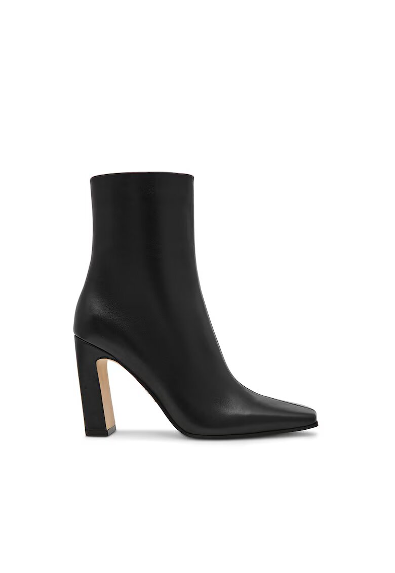 Steve Madden Botine de piele Lizabelle - Negru
