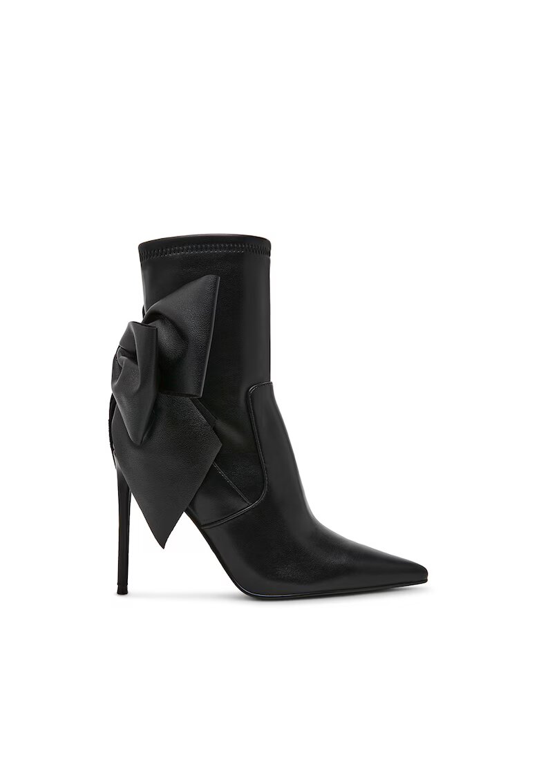 Steve Madden Botine din piele ecologica cu toc inalt Saline - Negru