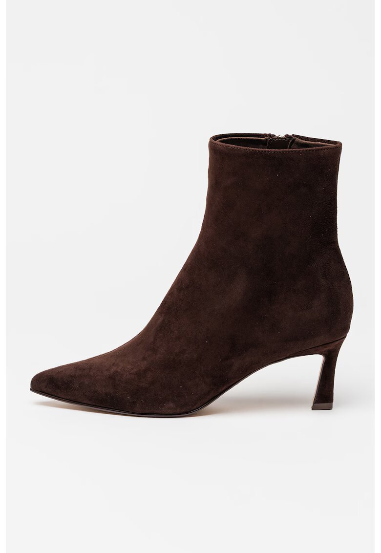 Steve Madden Botine din piele Lulah - Maro inchis