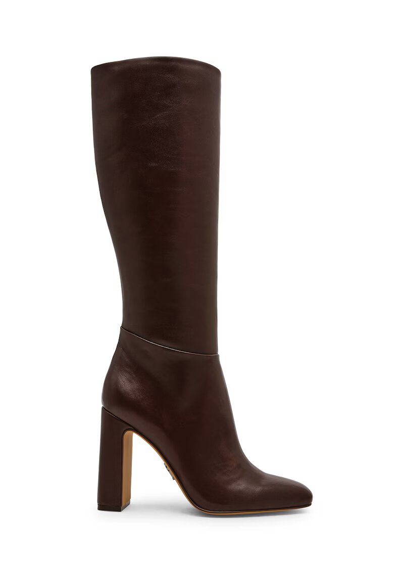 Steve Madden Cizme de piele ecologica Ally - Maro cognac