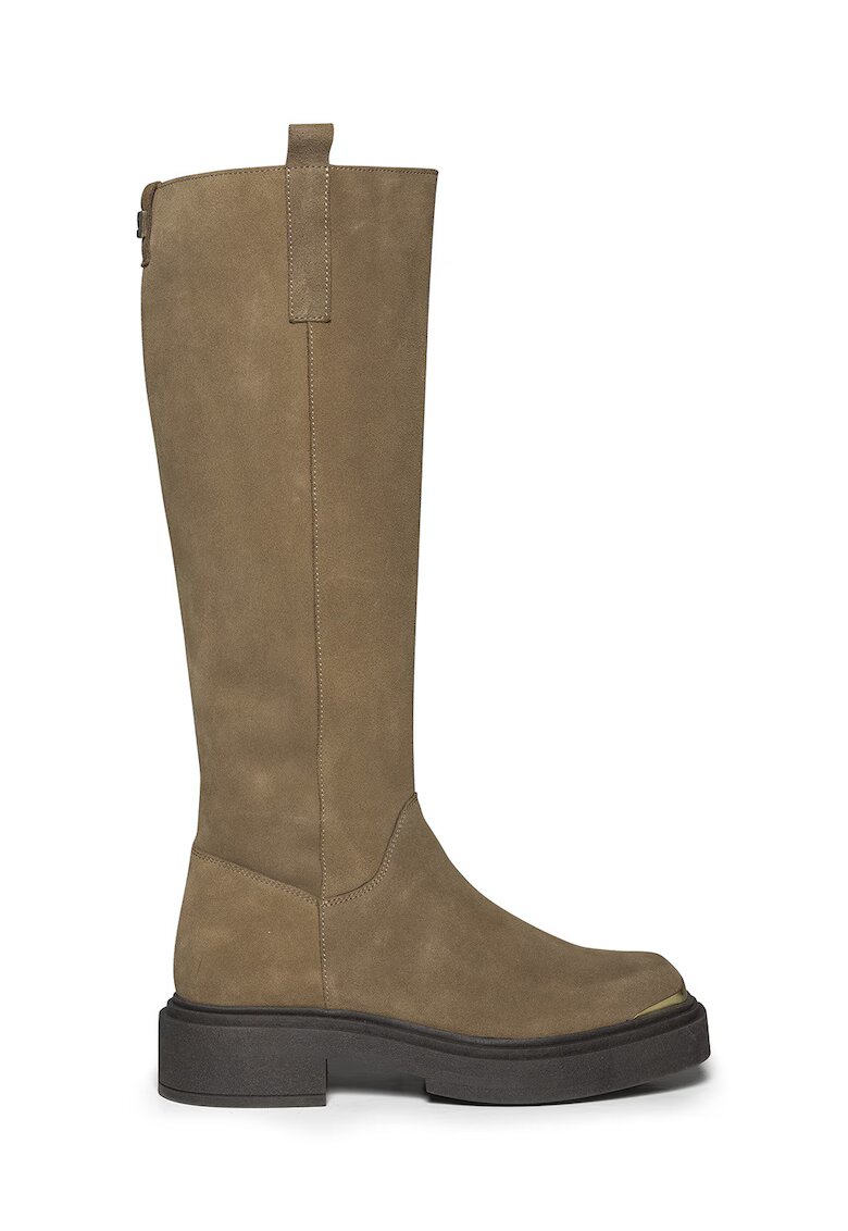 Steve Madden Cizme medi idin piele intoarsa Costance - Maro deschis