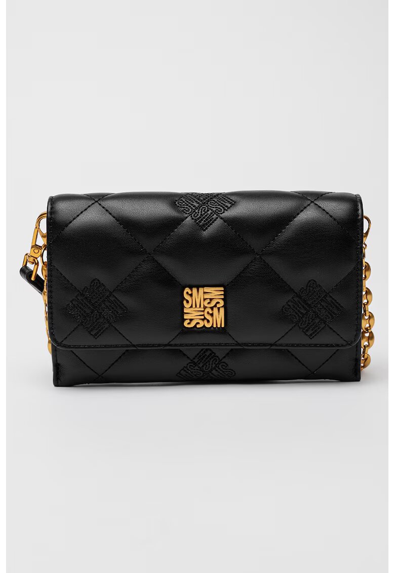 Steve Madden Geanta crossbody cu logo Benico - Negru