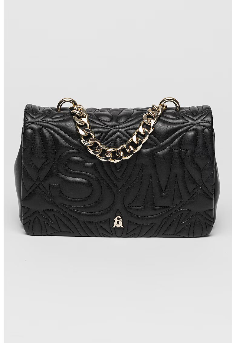 Steve Madden Geanta crossbody cu logo - Negru