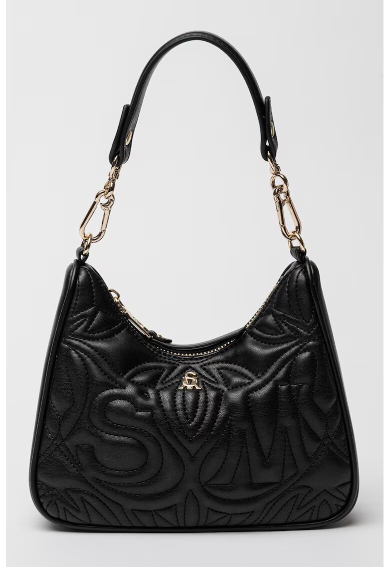 Steve Madden Geanta de umar cu barete detasabile Limited - Negru/Negru stins