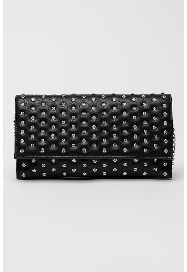 Steve Madden Geanta-plic de piele ecologica cu strasuri Bdiamond - Negru