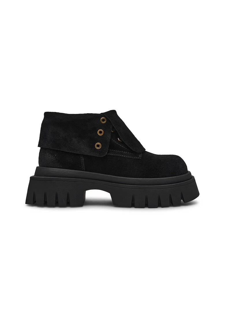 Steve Madden Ghete de piele intoarsa - Negru