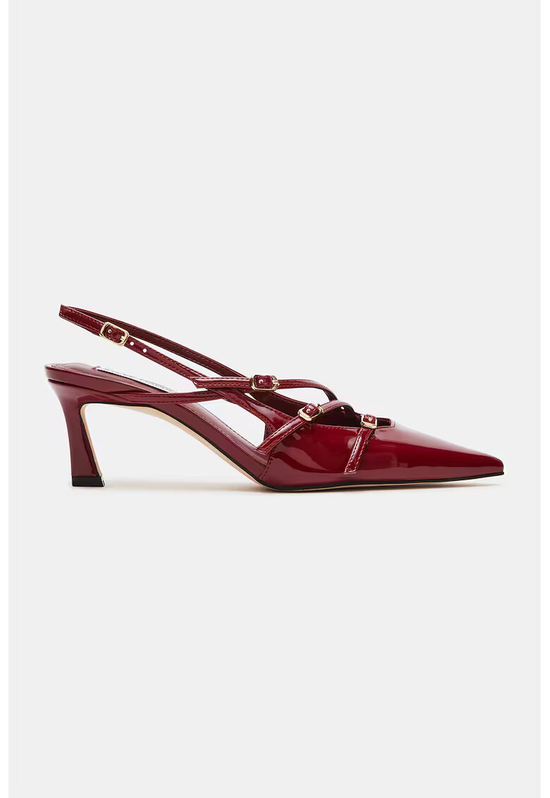 Steve Madden Pantofi cu barete multiple si varf ascutit - Visiniu