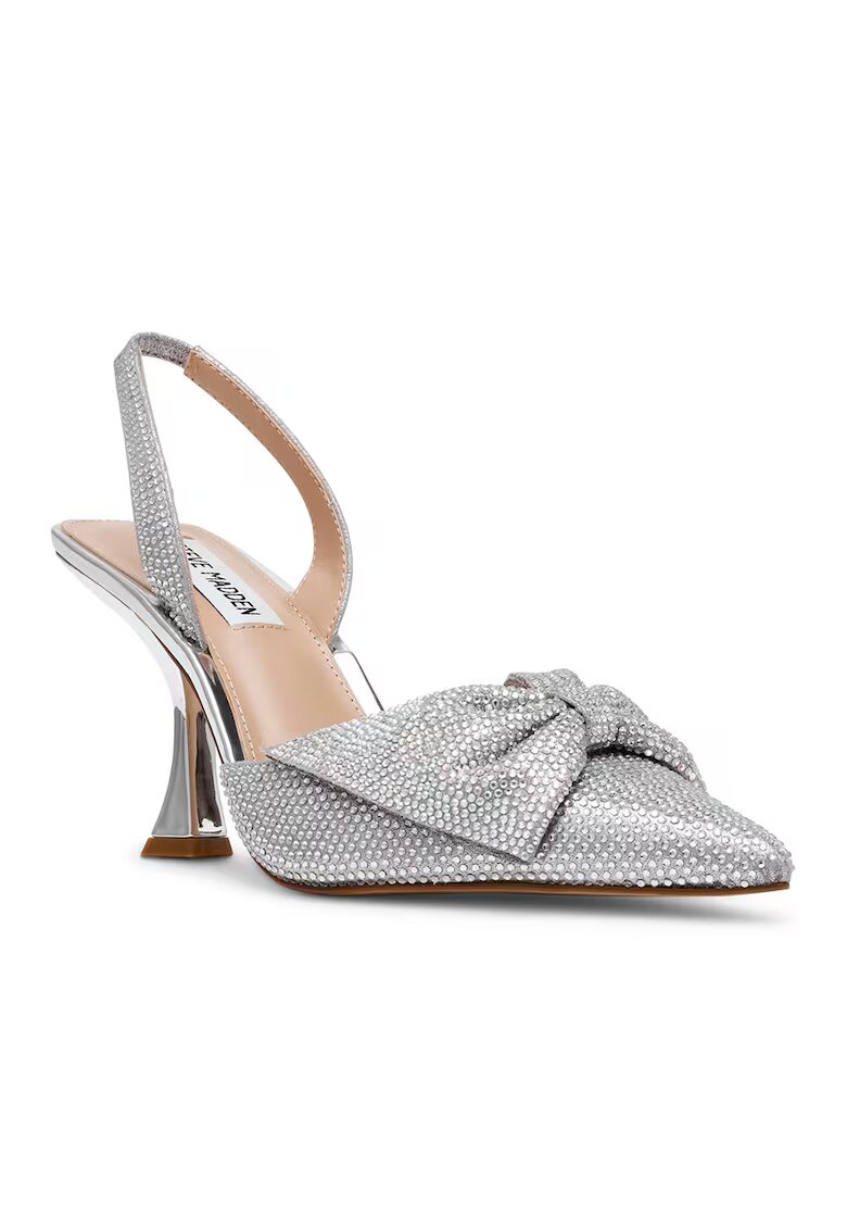 Steve Madden Pantofi cu strasuri - Argintiu